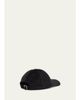 Saint Laurent Men's 6-Panel Corduroy Logo Baseball Cap - 2