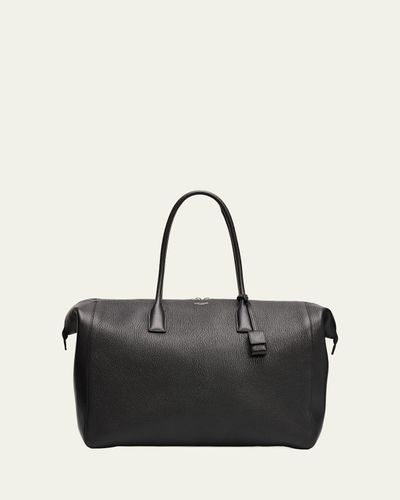Saint Laurent Men's North/South Doctor Bag in Grainy Leather