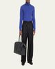 Saint Laurent Men's North/South Doctor Bag in Grainy Leather - 5