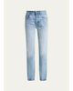 Saint Laurent Mid-Rise Relaxed Straight-Leg Jeans - 1