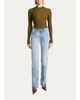 Saint Laurent Mid-Rise Relaxed Straight-Leg Jeans - 2