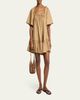 Saint Laurent Mini Bucket Bag in Wood - 5