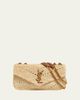 Saint Laurent Mini Loulou Shoulder Bag in Raffia - 1
