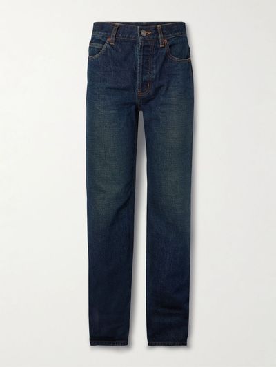 SAINT LAURENT Nico high-rise straight-leg jeans