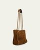 Saint Laurent Niki Small East-West Chevron Suede Shopping Bag - 3