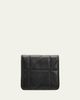 Saint Laurent Quilted Leather YSL Bi-Fold Card Case - 3