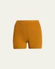 Saint Laurent Rib-Knit Cycling Shorts - 1