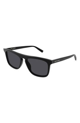 Saint Laurent Saint Laurent 56mm Polarized Square Sunglasses