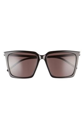 Saint Laurent Saint Laurent 56mm Square Sunglasses