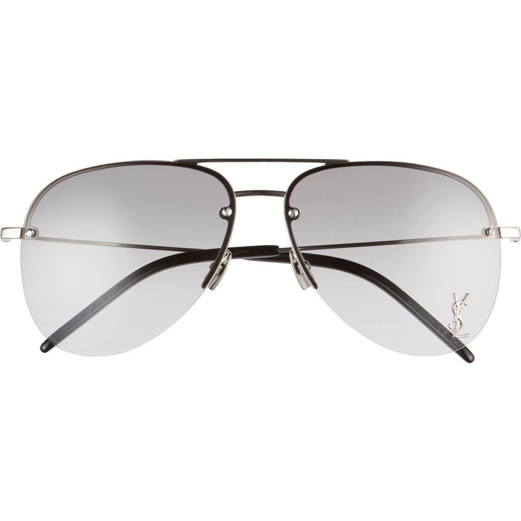 Saint Laurent Saint Laurent 59mm Aviator Sunglasses