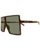 Saint Laurent Saint Laurent 63mm Oversize Flat Top Sunglasses - 3
