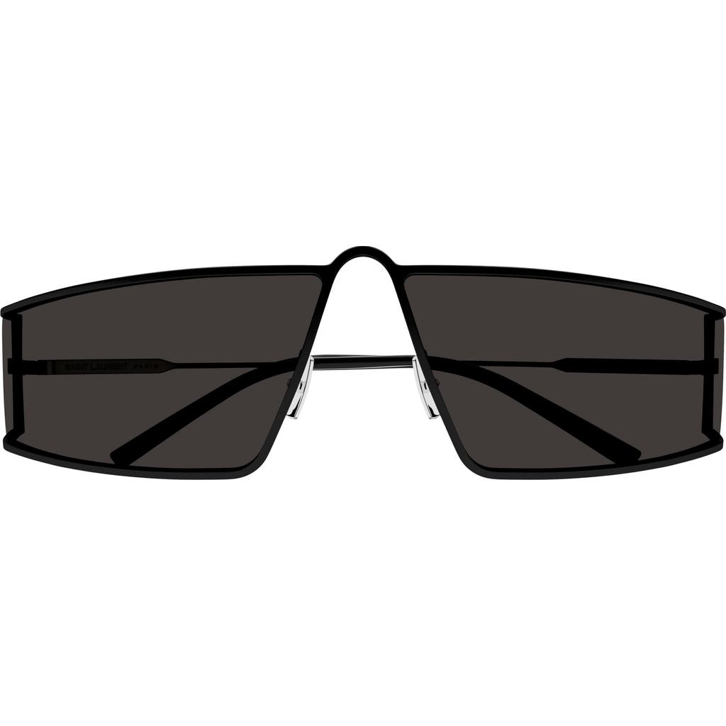 Saint Laurent Saint Laurent 66mm Oversize Rectangular Sunglasses