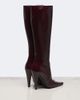 Saint Laurent Saint Laurent 77 leather knee-high boots - 2