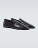 Saint Laurent Saint Laurent Alain convertible leather loafers - 1