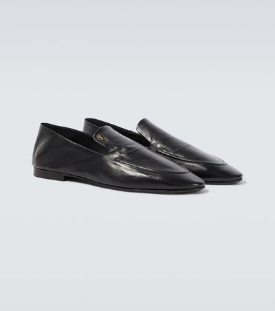Saint Laurent Saint Laurent Alain convertible leather loafers