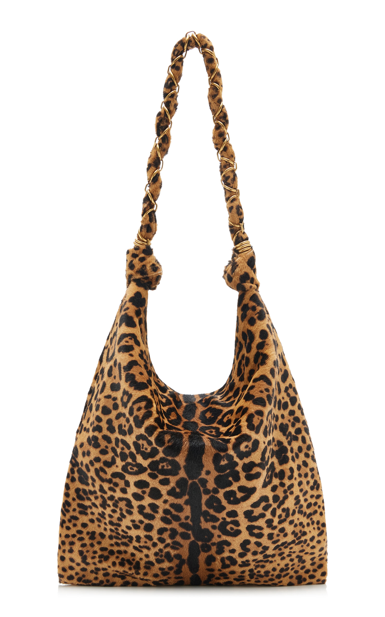 Saint Laurent Saint Laurent Amalia Medium Leopard Pony Hair Shoulder Bag
