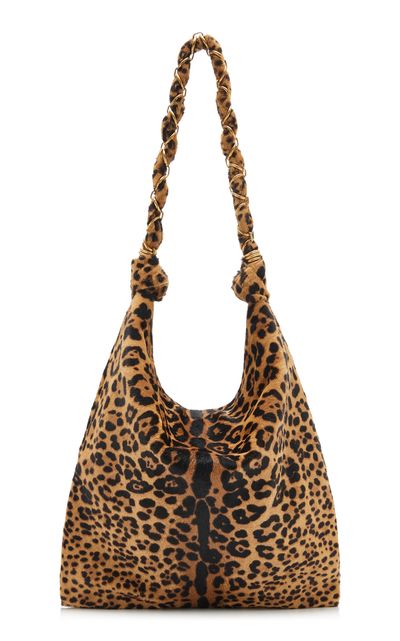 Saint Laurent Saint Laurent Amalia Medium Leopard Pony Hair Shoulder Bag