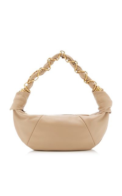 Saint Laurent Saint Laurent Amalia Mini Leather Hobo Bag