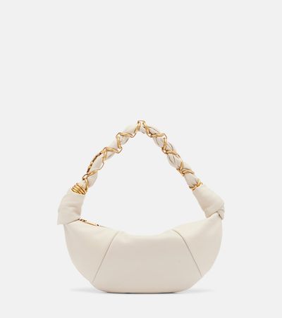 Saint Laurent Saint Laurent Amalia Mini leather top-handle bag