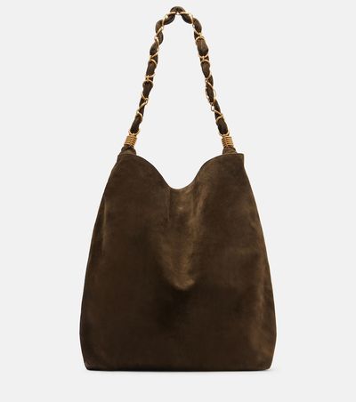 Saint Laurent Saint Laurent Amalia suede shopper