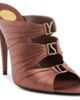 Saint Laurent Saint Laurent Amilie Strass Satin Slide Sandal - 1