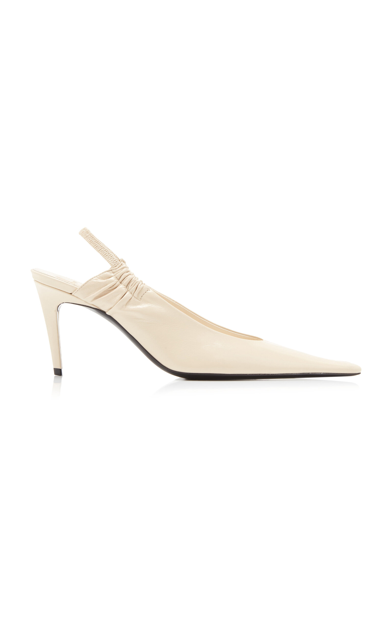Saint Laurent Saint Laurent AnneMarie Slingback Leather Pumps