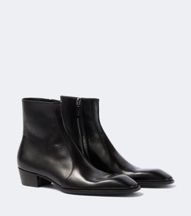 Saint Laurent Saint Laurent Aurelien leather ankle boots