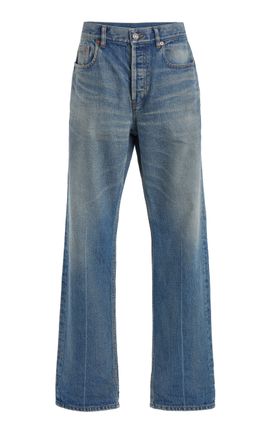 Saint Laurent Saint Laurent Authentic Rigid MidRise StraightLeg Jeans