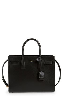 Saint Laurent Saint Laurent Baby Sac de Jour Leather Tote