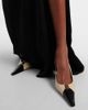 Saint Laurent Saint Laurent Babylone Breteuil 75 leather pumps - 2