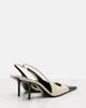 Saint Laurent Saint Laurent Babylone Breteuil 75 leather pumps - 3