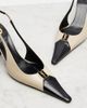 Saint Laurent Saint Laurent Babylone Breteuil 75 leather pumps - 6