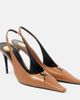 Saint Laurent Saint Laurent Babylone 90 leather slingback pumps - 1