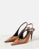 Saint Laurent Saint Laurent Babylone 90 leather slingback pumps - 3