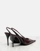 Saint Laurent Saint Laurent Babylone Breteuil leather slingback pumps - 3