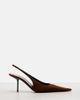 Saint Laurent Saint Laurent Babylone Breteuil suede slingback pumps - 5