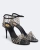 Saint Laurent Saint Laurent Babylone embellished leather sandals - 1