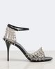 Saint Laurent Saint Laurent Babylone embellished leather sandals - 5