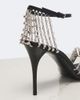 Saint Laurent Saint Laurent Babylone embellished leather sandals - 6