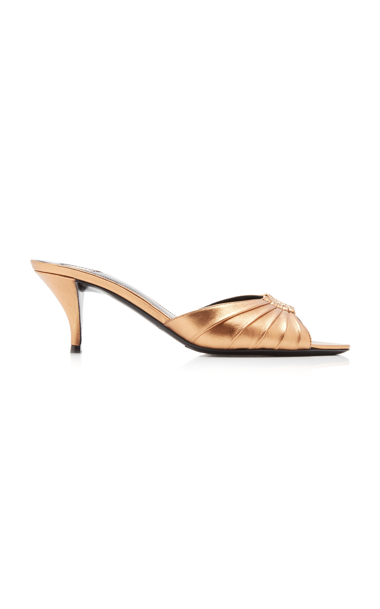 Saint Laurent Saint Laurent Babylone Leather Mules