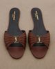 Saint Laurent Saint Laurent Babylone leather slides - 6