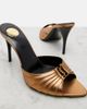 Saint Laurent Saint Laurent Babylone metallic leather mules - 6