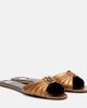 Saint Laurent Saint Laurent Babylone metallic leather slides - 1