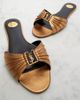 Saint Laurent Saint Laurent Babylone metallic leather slides - 6
