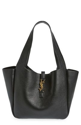 Saint Laurent Saint Laurent Bea Deerskin Leather Tote