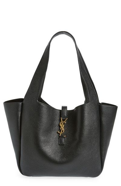Saint Laurent Saint Laurent Bea Deerskin Leather Tote