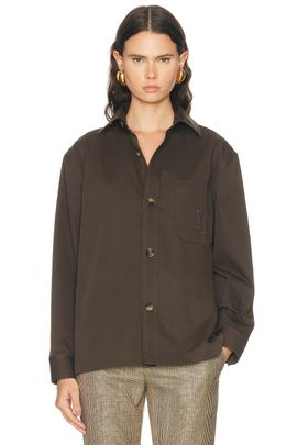 Saint Laurent Saint Laurent Bellechasse Denim Top