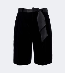 Saint Laurent Saint Laurent Belted Bermuda shorts