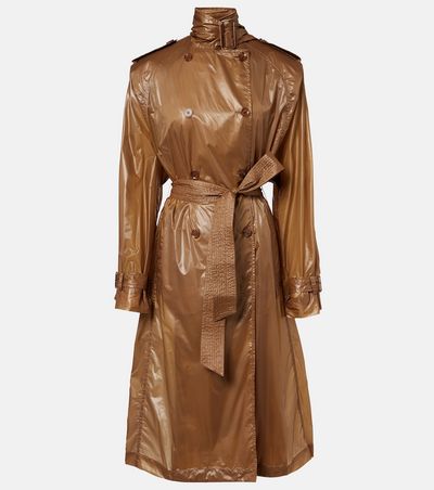 Saint Laurent Saint Laurent Belted tie-neck trench coat