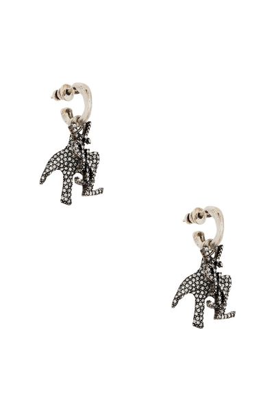 Saint Laurent Saint Laurent Bo Charms Colombes Earrings